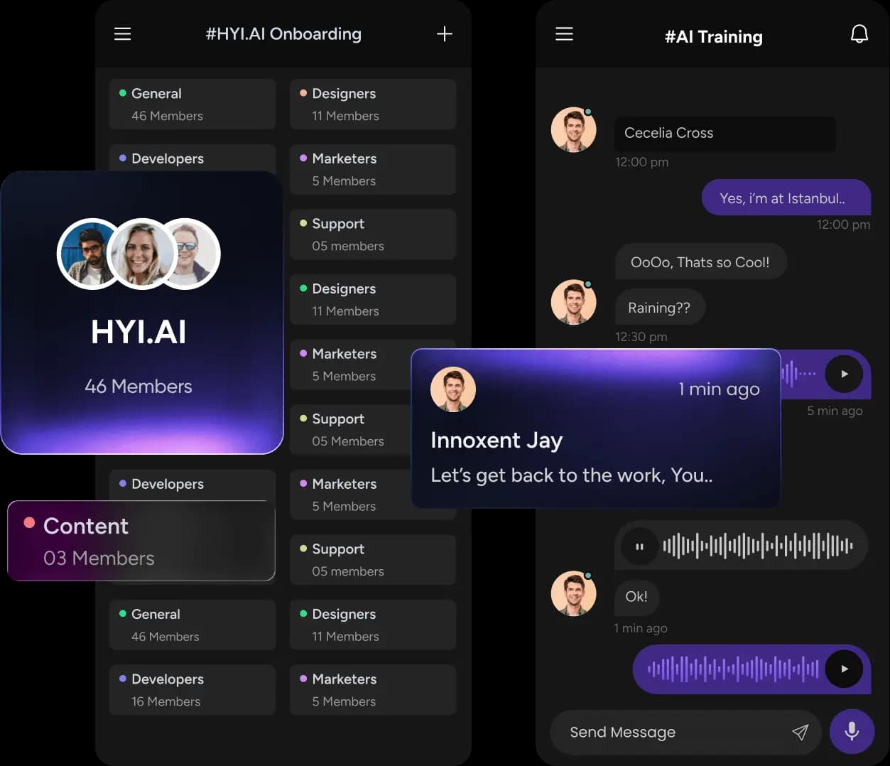 On boarding section image