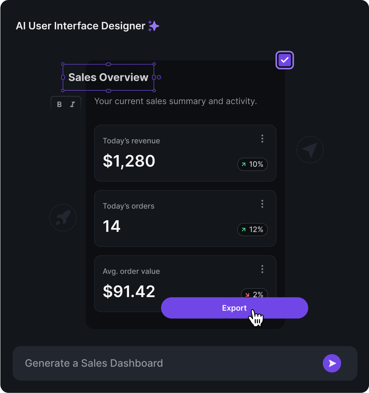 Input field layout Image